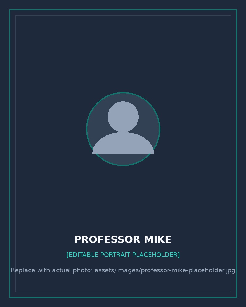 Portrait placeholder for Professor Mike